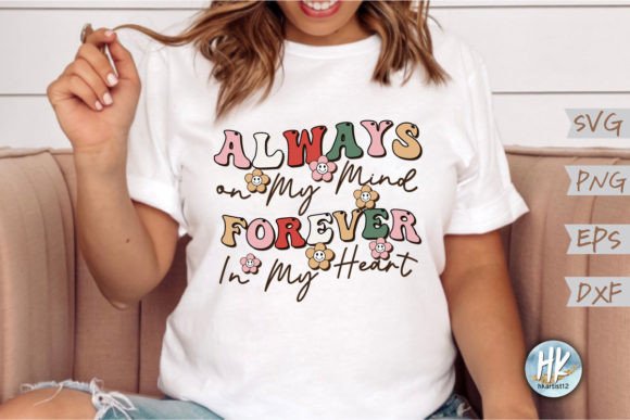 Always on My Mind Forever in Retro SVG