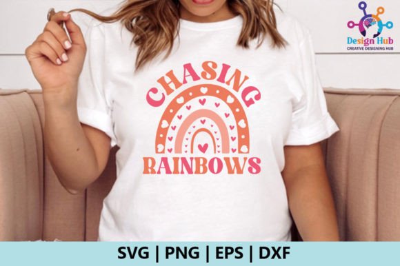 Chasing Rainbows Retro SVG
