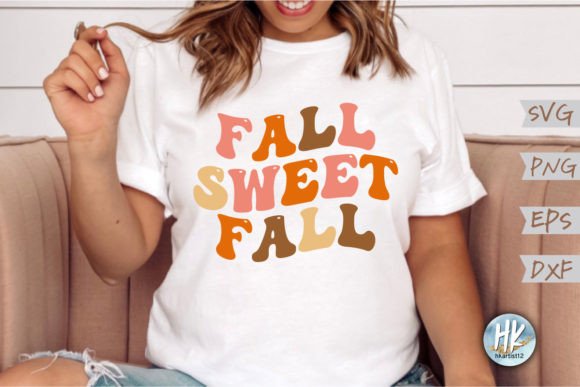 Fall Sweet Fall Retro SVG