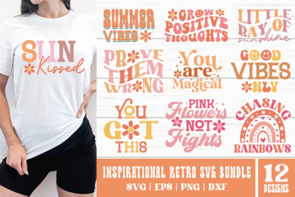 Inspirational Retro SVG Design Bundle