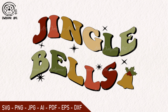 Jingle Bells Retro SVG