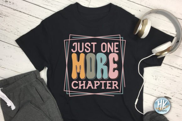 Just One More Chapter Retro SVG