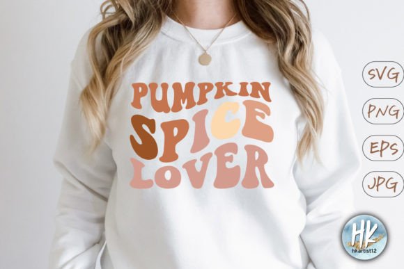 Pumpkin Spice Lover Retro SVG